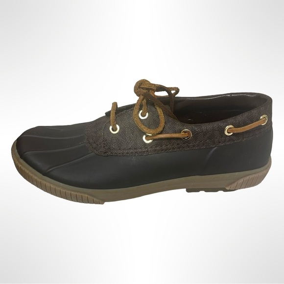 Michael Kors Hyde rain shoes/ duck shoes women’s size 8 - Picture 1 of 5
